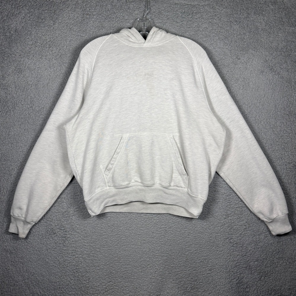 JJJJound Standard Issue Hoodie Men Large Grey Pullover Made in USA Raglan Fleece